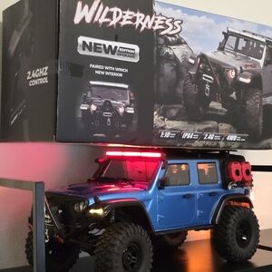 4WD Blue RC Off-Road Vehicle